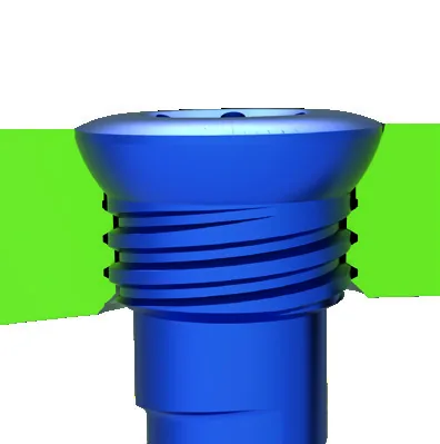 Hexalobular T20 recess